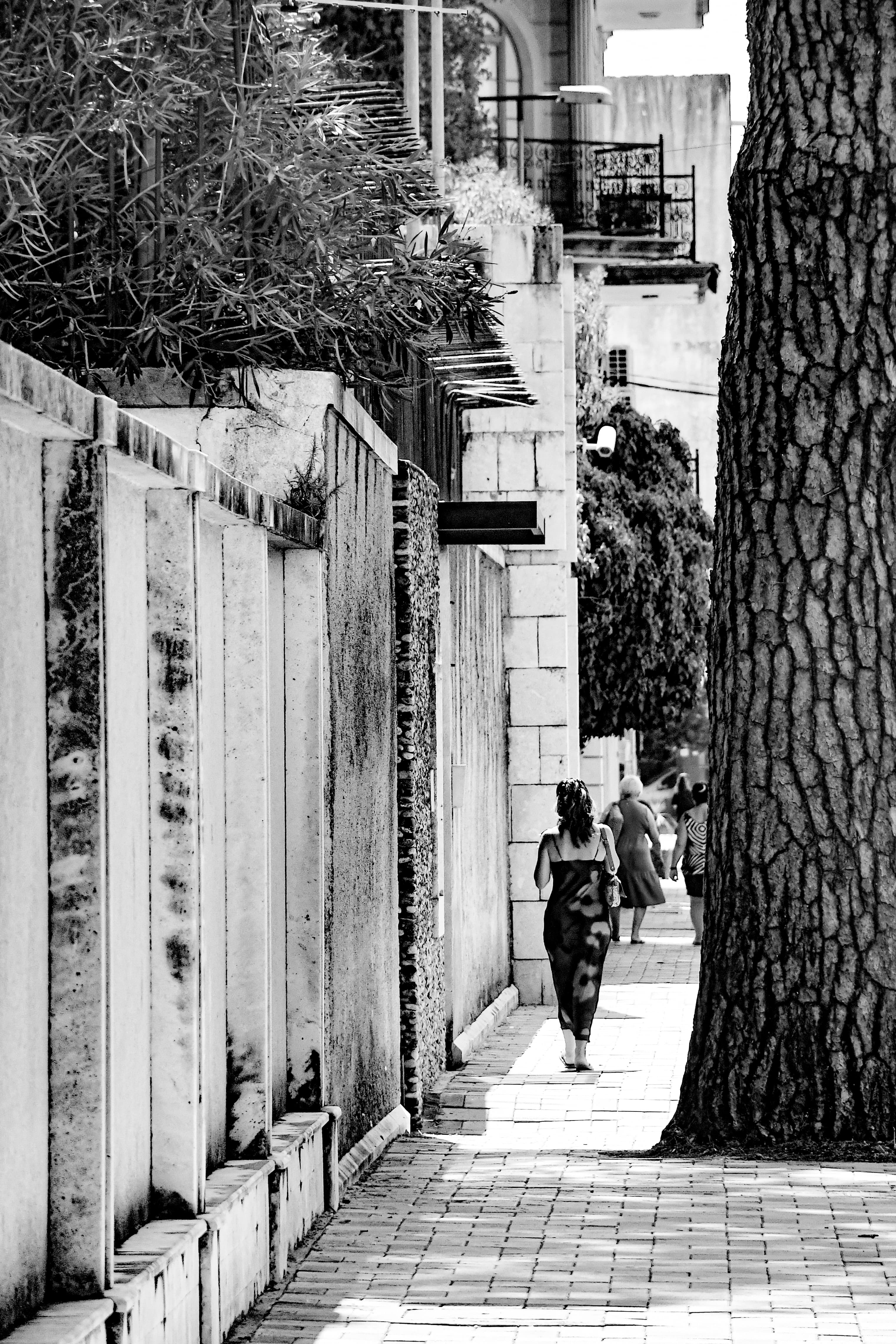 Stone Alley & Lone Figure